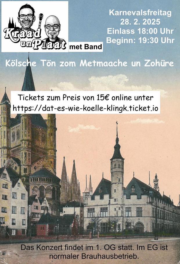 Bild Kraad & Plaat met Band! AUSVERKAUFT