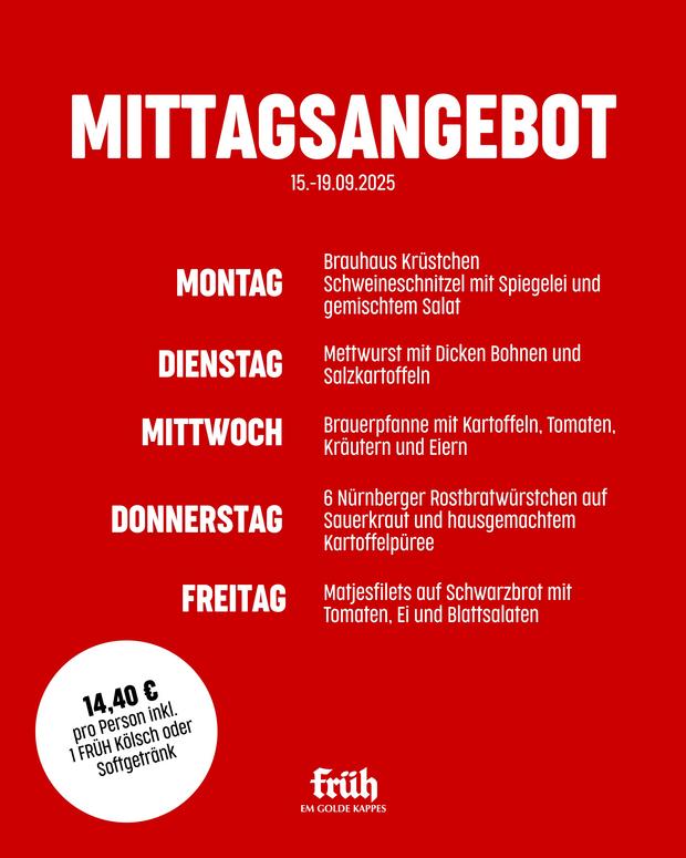 Bild Mittagsangebot